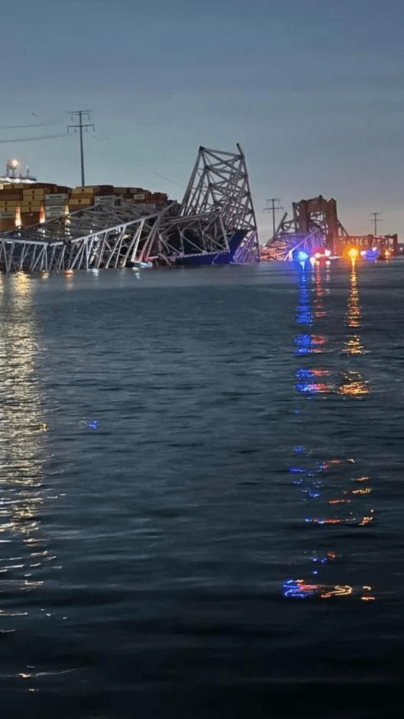 Francis Scott Key Bridge collapse United States 26 March 2024