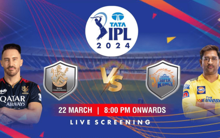 Today Match IPL 2024 Time Table