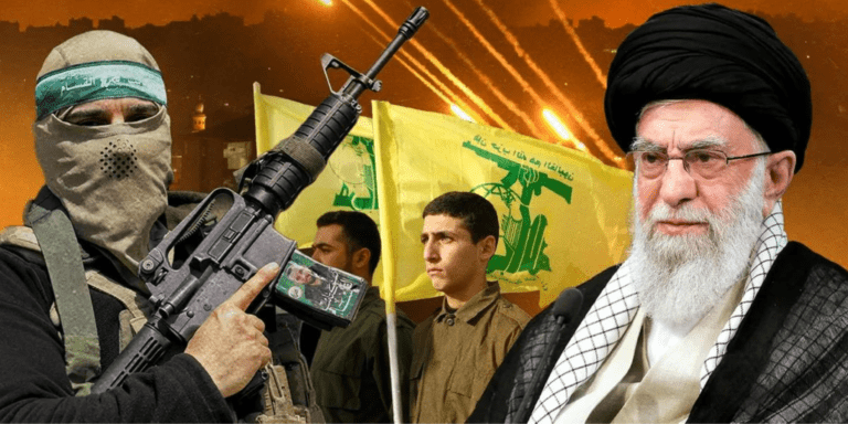 What is Iran's relationship with Hamas, Hezbollah and Houthi rebels?